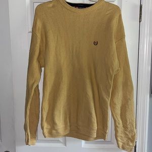 Chaps x Ralph Lauren vintage yellow sweater.